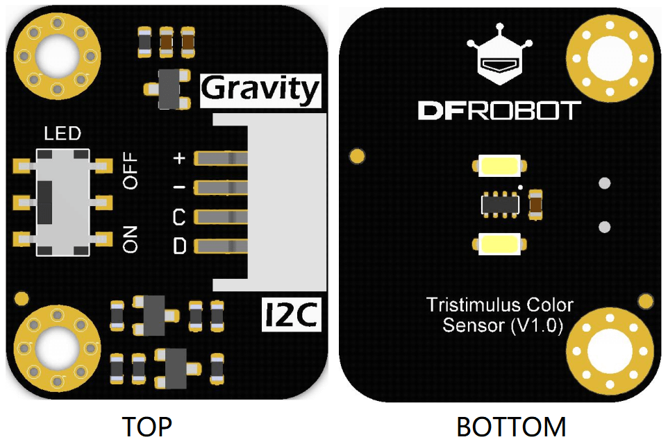 Gravity: TCS3430 Tristimulus Color Sensor