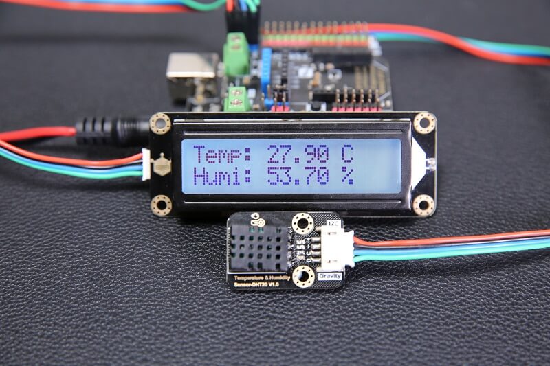 I2C Temperature & Humidity Sensor Stainless Steel Shell Arduino - DFRobot
