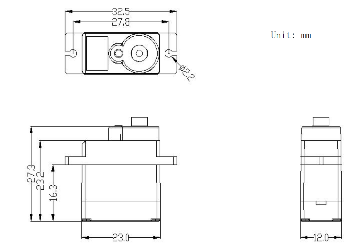 9g 300 Clutch Servo